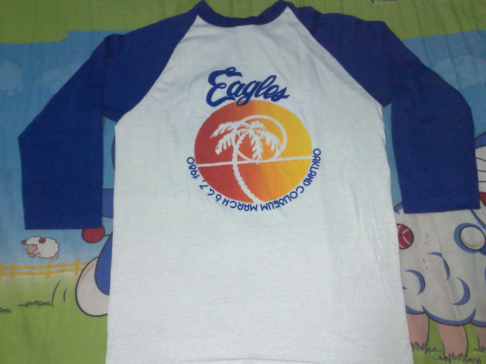 Anak Liar Rocks! Vintage EAGLES band 1980 Tour 3/4 Jersey Tshirt (SOLD)