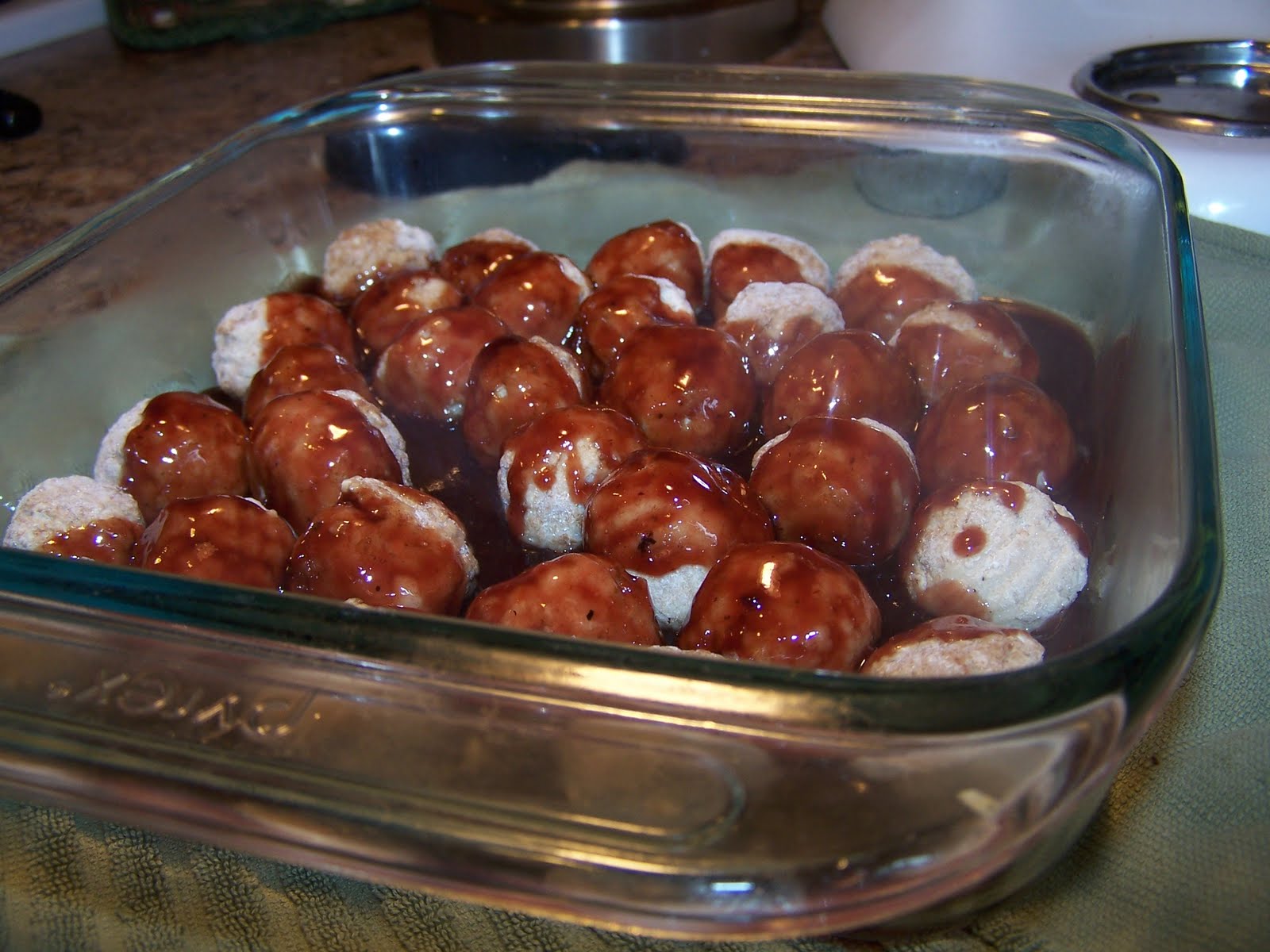 The Peppered Pantry Blackberry BBQ Meatballs