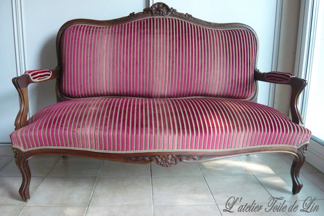L'atelier toile de lin le blog: les tissus de style Créatif Chair Banquette