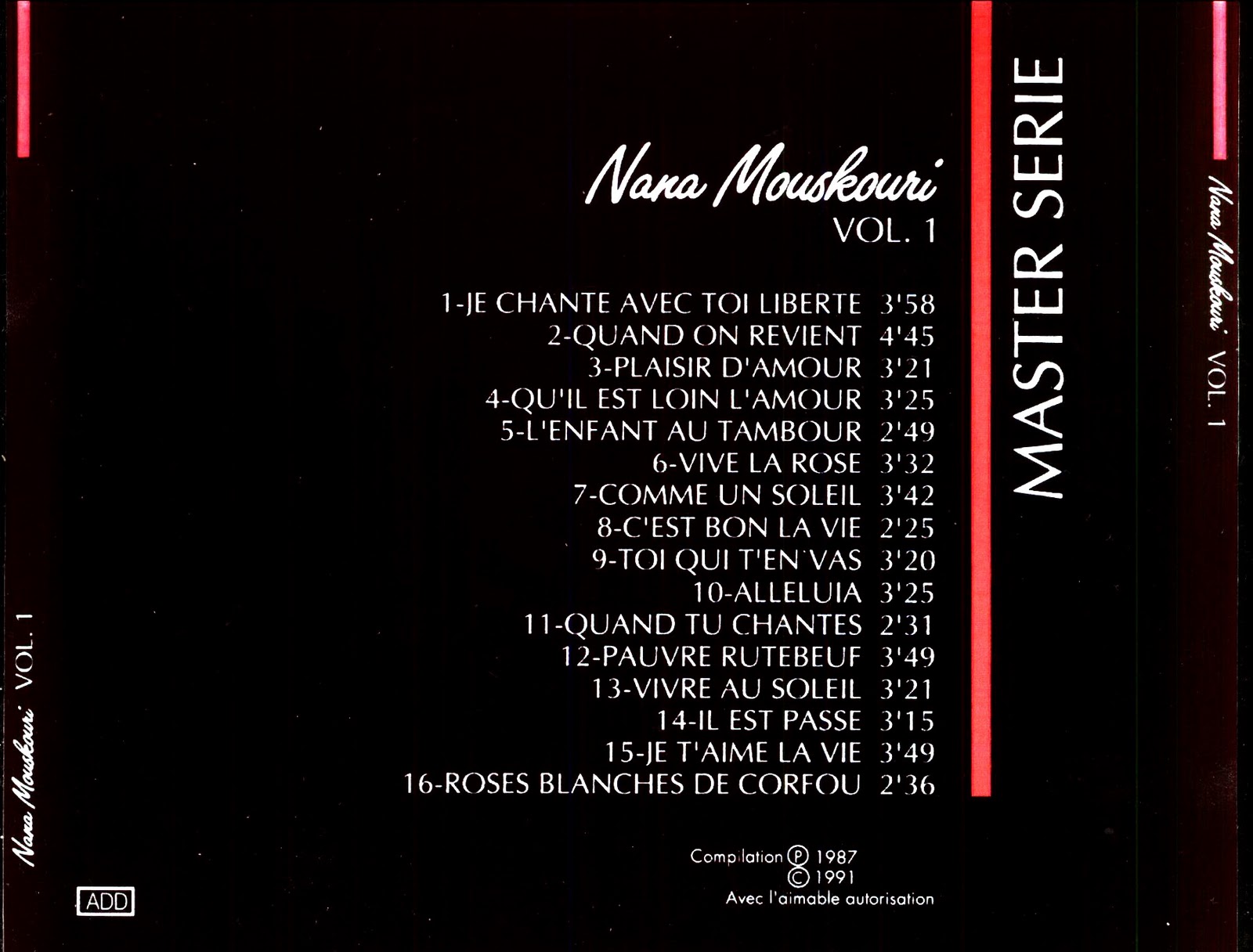 Nana mouskouri songs of my country 