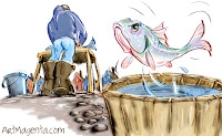 Angry fish is a sketch by Artmagenta