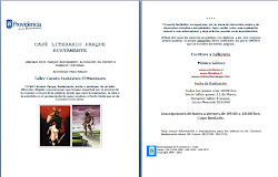 TALLERES LITERARIOS 2010