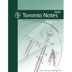The Toronto Notes for Medical Students 2009 TORONTO+NOTES