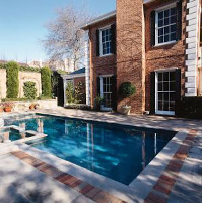 Classic Home Architecture Design Exterior Swimming Pool