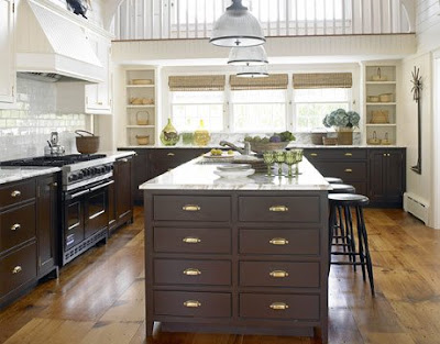 painting kitchen cabinets brown. rown and white kitchen,
