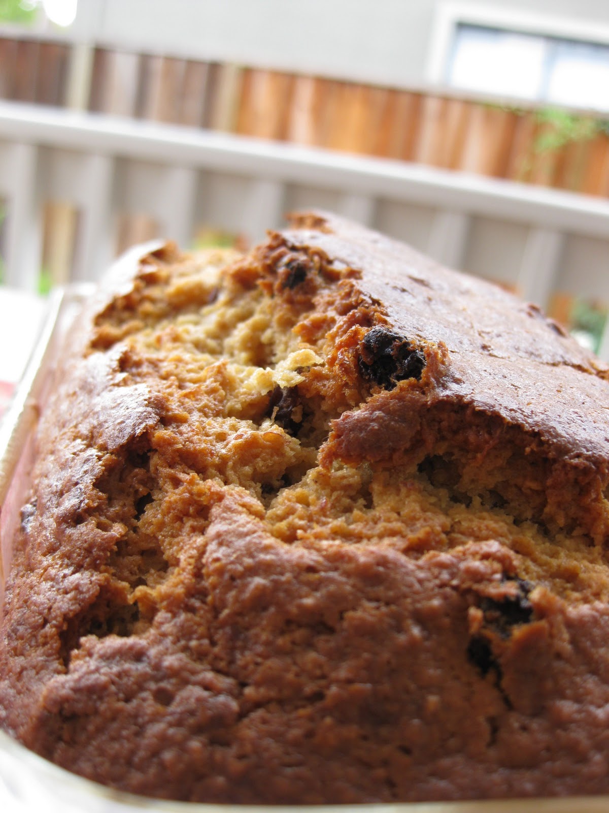 Sunday Treats Graham Cracker Banana Raisin Bread
