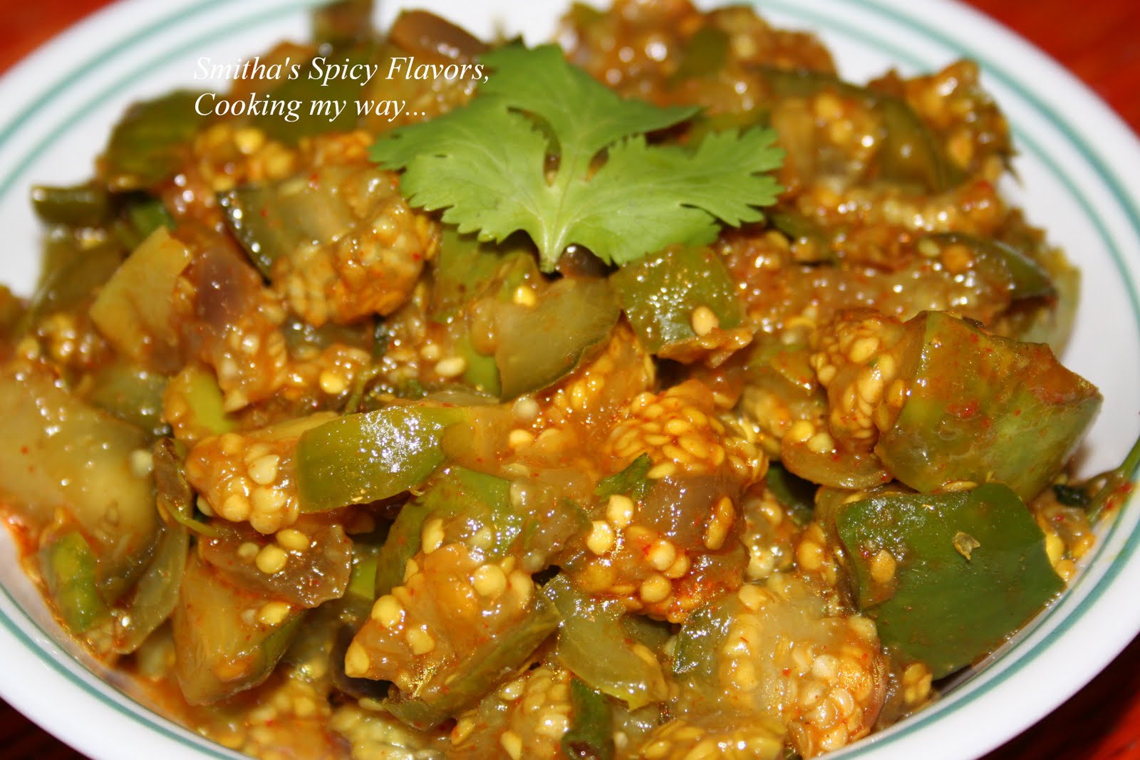 Green Brinjal / Eggplant / Vankaya curry Smitha's Spicy Flavors, Simple and Healthy cooking
