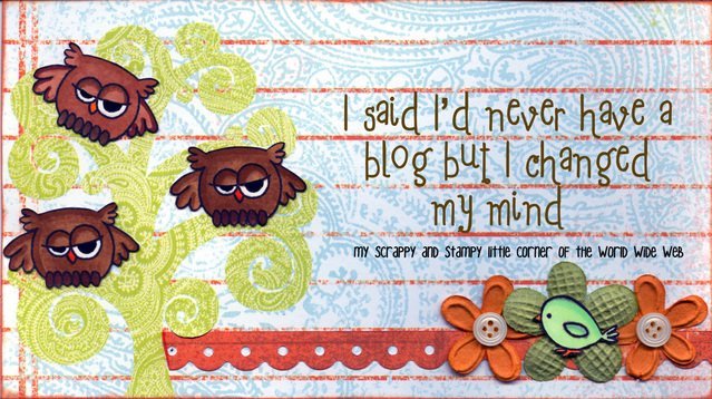 I said I'd never have a blog but I changed my mind