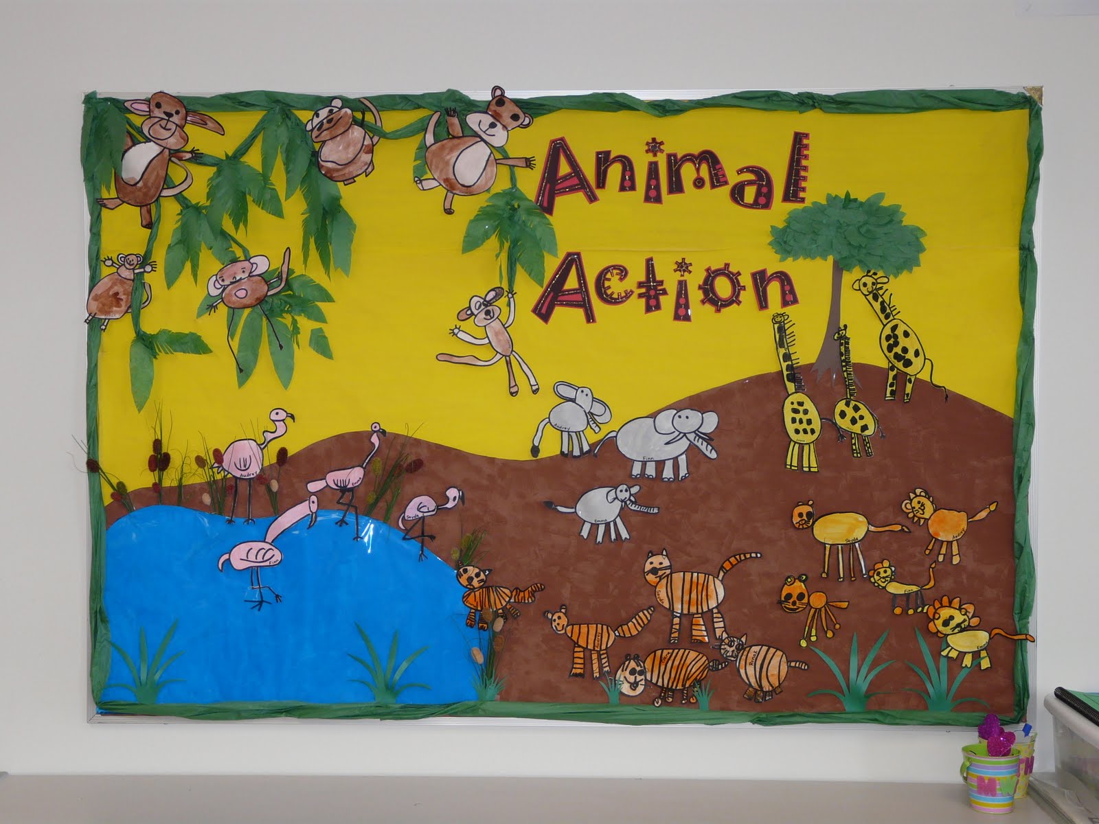 Bulletin Board Ideas Animal Action