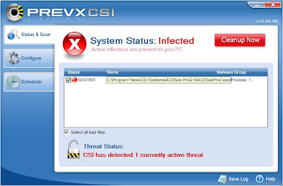 PREVX CSI 1.5.103.193 BUG with ACDSee Screenshot