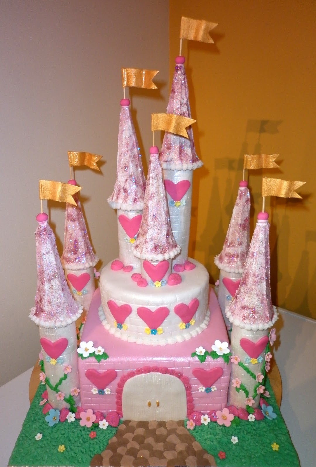 Caketopia: Hannah s Pink Princess Castle Cake