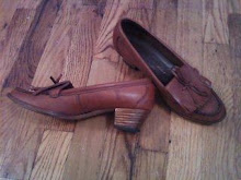 Vintage Hi Heeled loafers