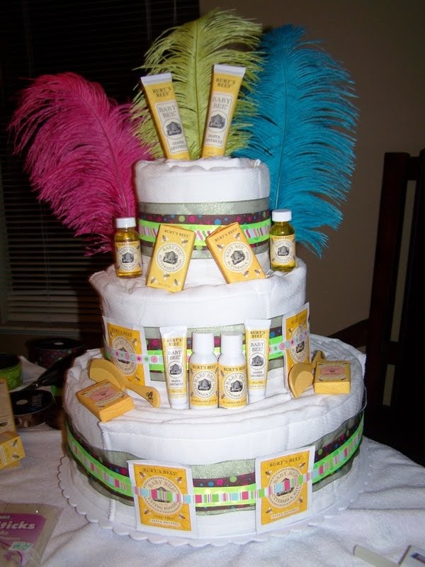 cute diaper cake