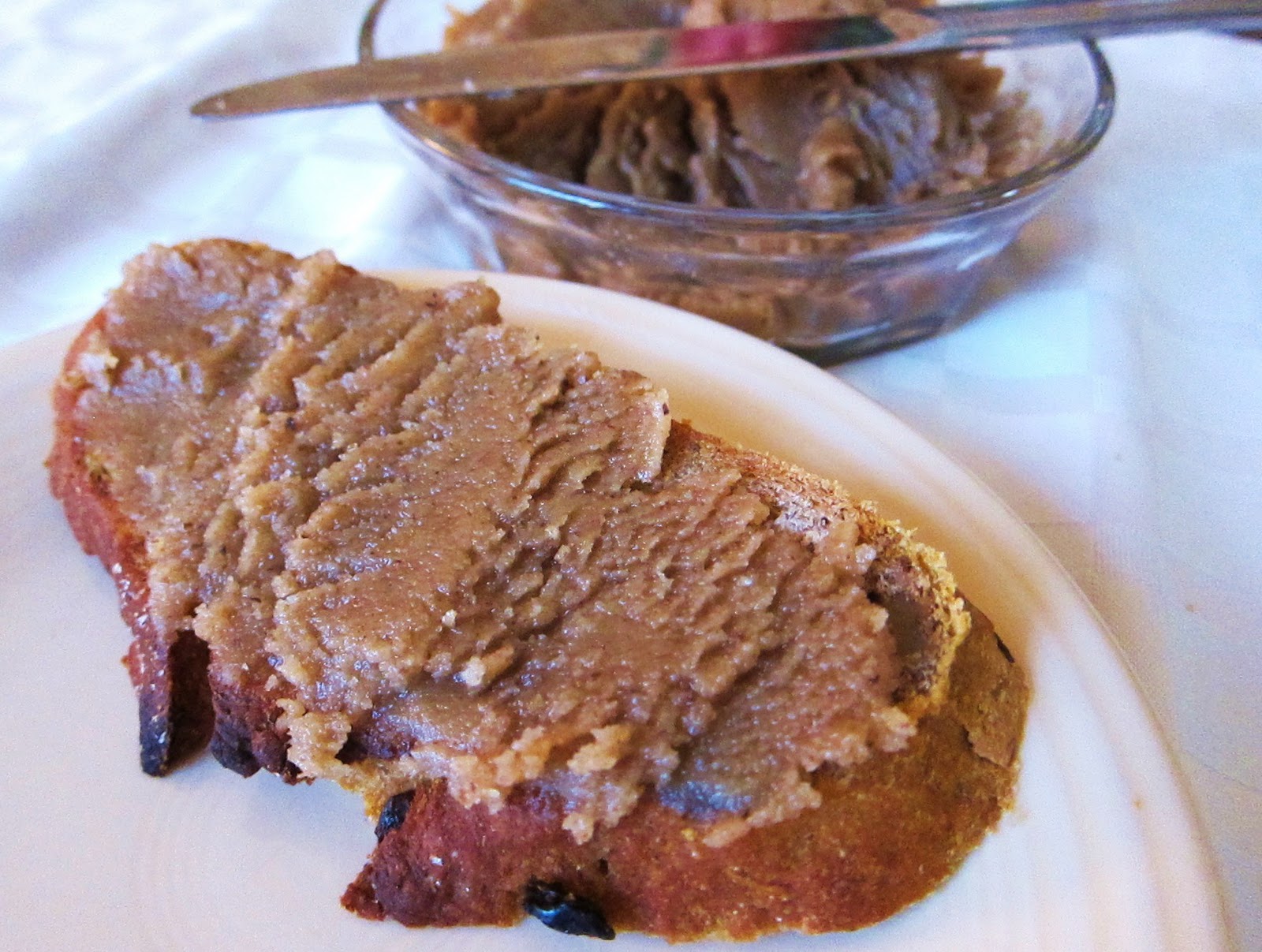 Garlic and Sea Salt Rustic Whole Wheat Sweet Potato Bread and Maple Toasted Walnut Butter
