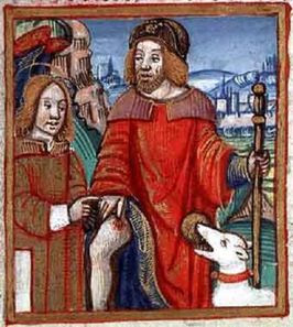 St Roch and his dog