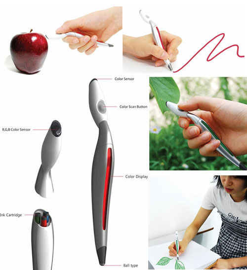 Color Picker Pen Design brings the real color Spicytec