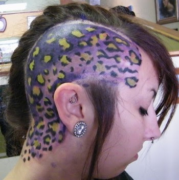 Skinhead Tattoos Leopard Head Tattoos