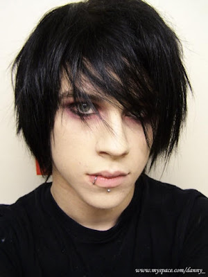 Emo punk hairstyles are generally understood to begin with black