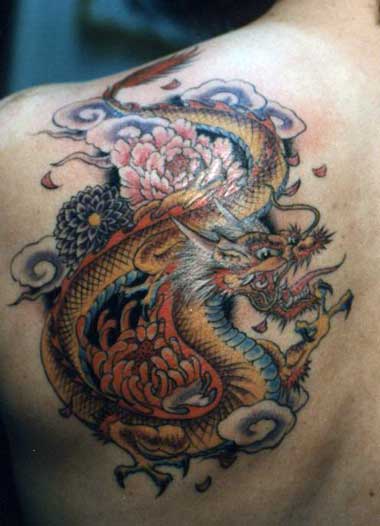 koi fish dragon tattoo designs