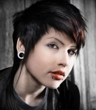 short emo hairstyles for girls