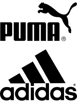 historia da adidas e da puma