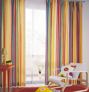 Colores para Decorar: Cortinas para salones en función del color de las