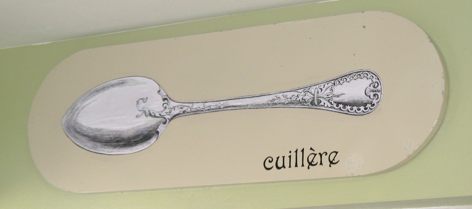 Crafty Butt pottery barn knockoff spoon & fork wall art