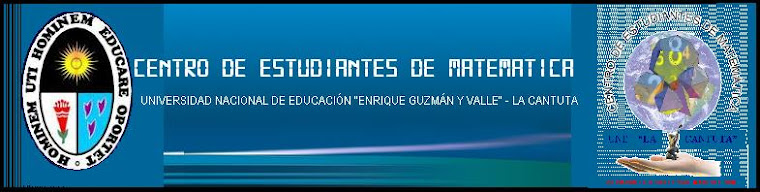 Centro de Estudiantes de Matemática César Carranza Saravia en la UNE