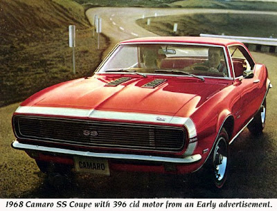 Chevrolet Camaro 1968 SS Coupe Photos