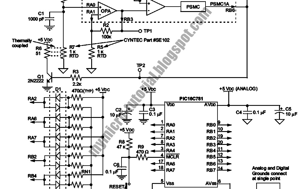 Free Microcontroller and Interface Programming Air Flow Sensor Circuit