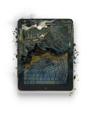 Apple products destroyed for the 