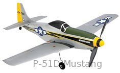 p-51d mustang rc airplanes