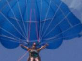 Donovan and I Parasailing