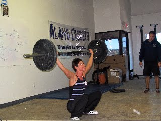 Snatch PR 95 lbs 10-18-09