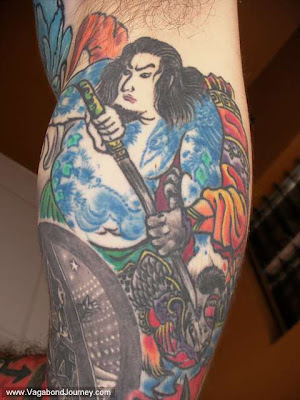 flower sword tattoos. omega skull angel tattoo design. flower sword tattoos, japanese sword tattoo Photo Of Horiyoshi
