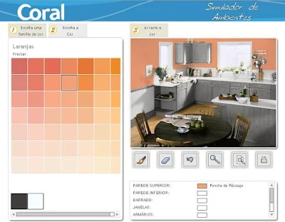 tintas coral simulador de ambientes