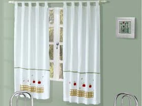 cortinas para decorar cozinha