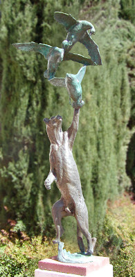 Yes, I believe that bobcat/mountain lion/whatever does have exposed genitalia. I'm a full-on porn blogger now, bitches!
