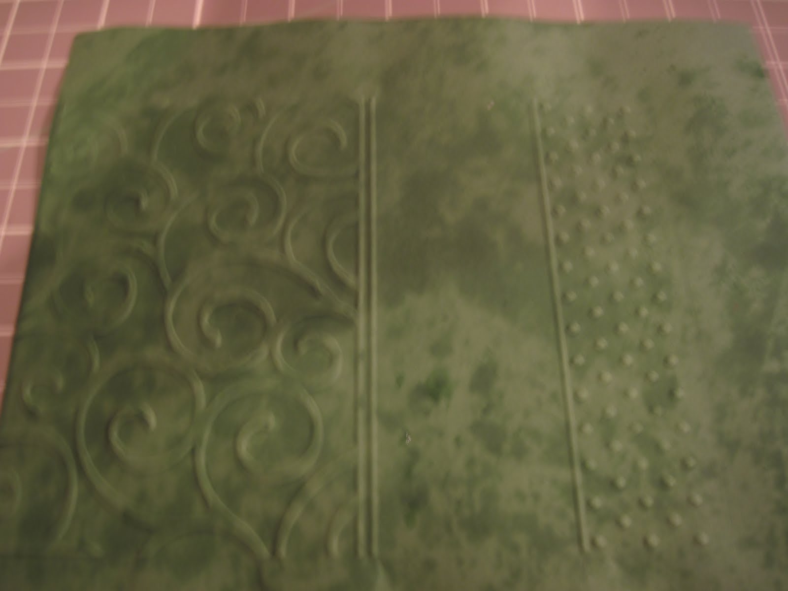 Scrappy Scavenger Emboss without machine or "tools"!!!