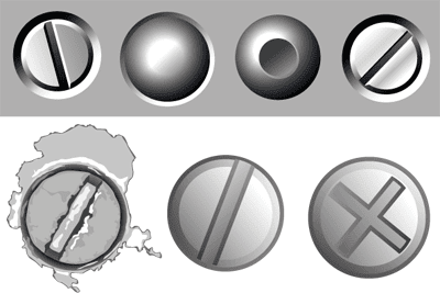 Free Vector Stuff Screws And Rivets