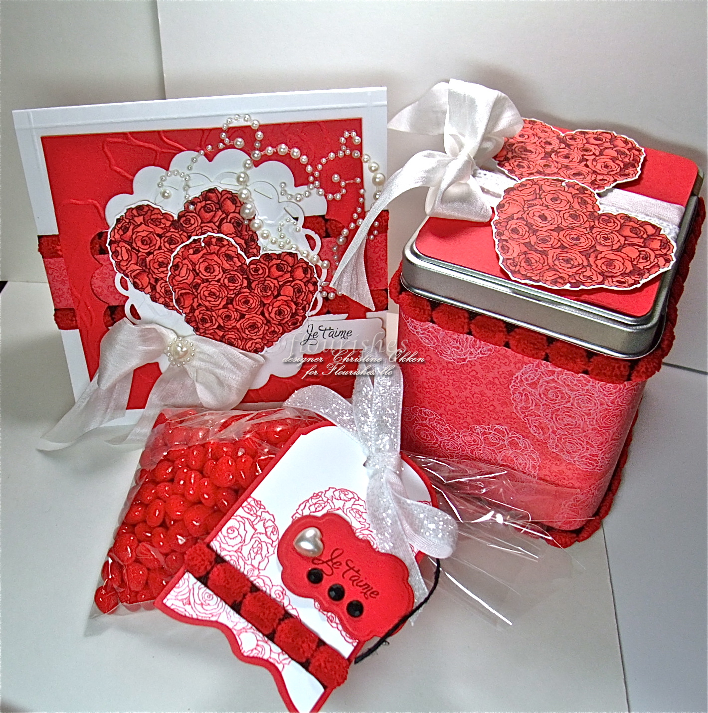 ChristineCreations Cinnamon Hearts and Roses