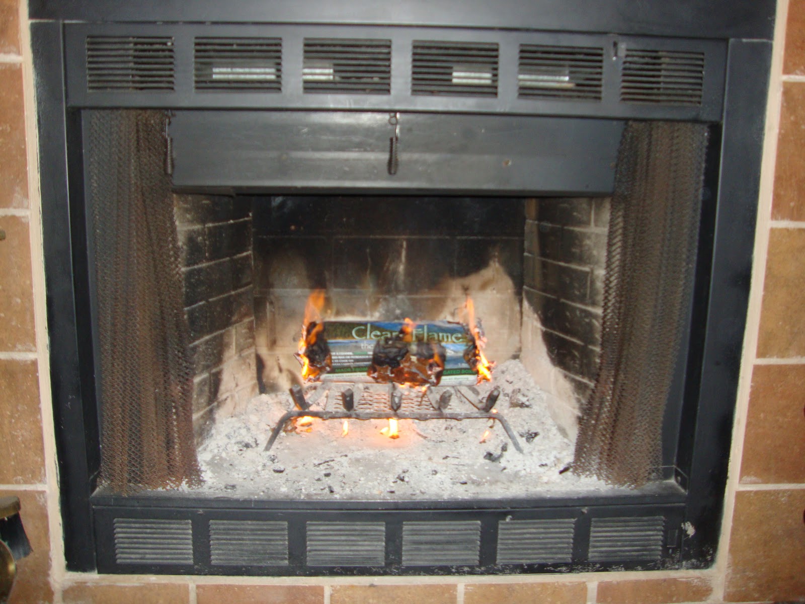 Living the Thrifty Life ..Product Review.. Clean Flame Fire Logs
