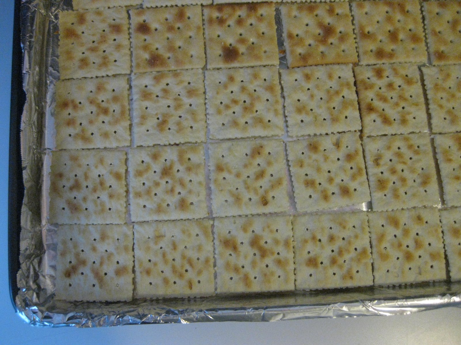 The Blueberry Files Saltine Toffee Bark