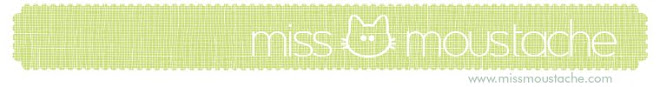 Miss Moustache Cat Collars