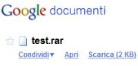 carica file su Google