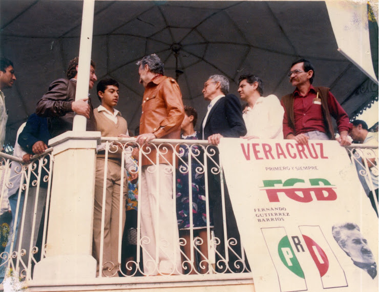 Con mi Papá y Don Fernando Gutiérrez Barrios