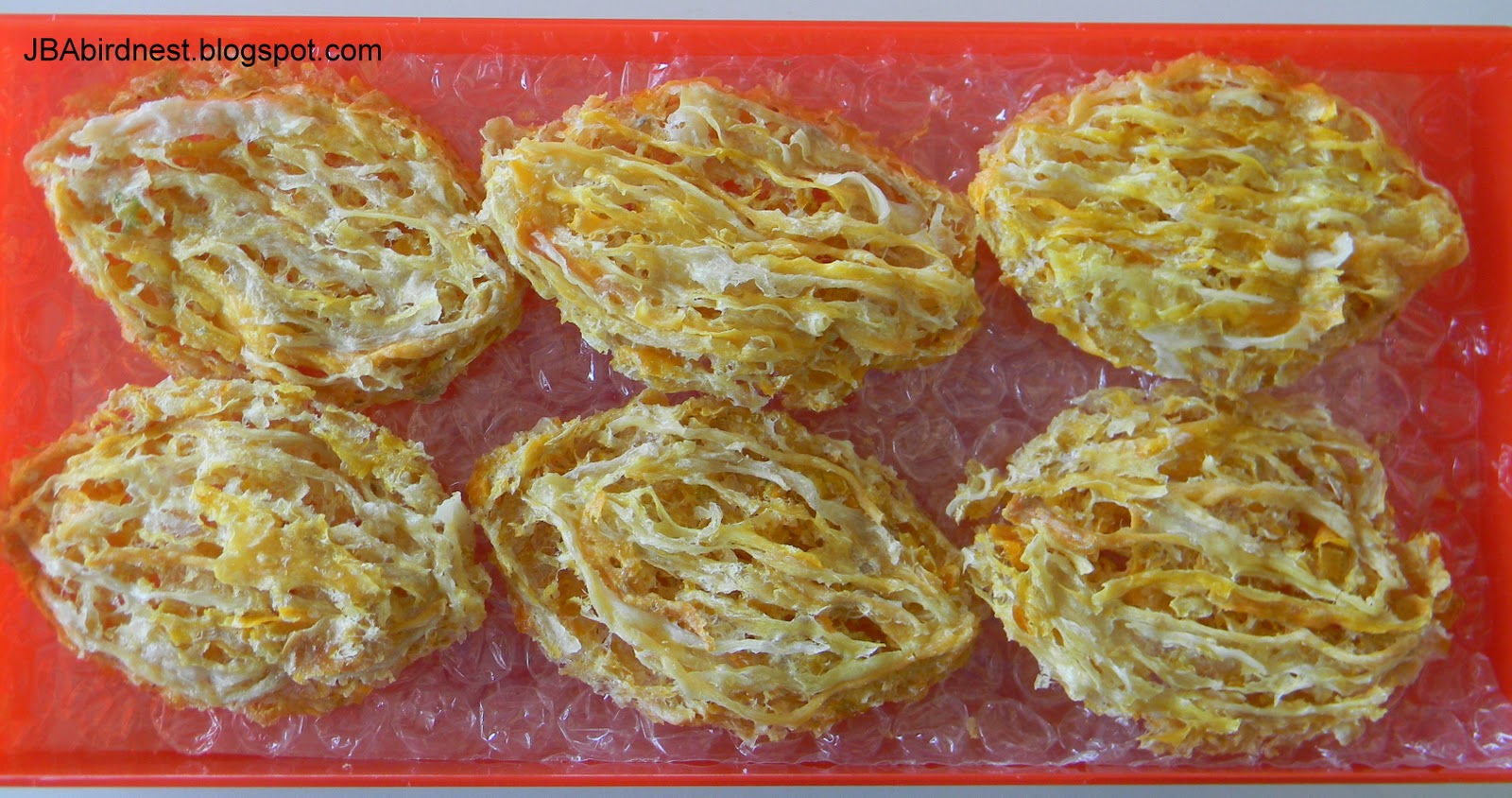 JBA 燕窝 Trading Sarawak Golden Cave Nest 金丝燕 6 pcs