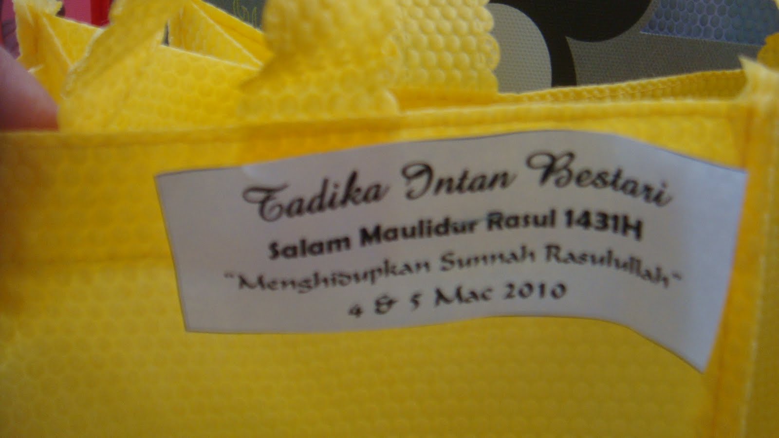 Suasana sambutan Maulidur Rasul Tadika Intan Bestari 2010