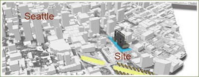 Vertical Farm in Seattle Siteplan