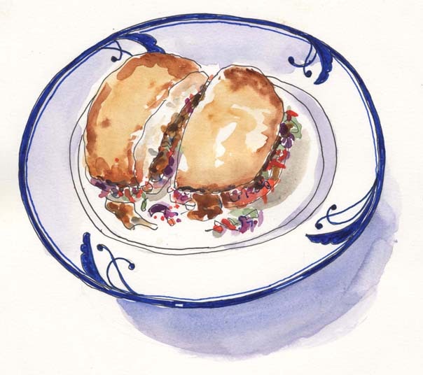 Flat Sound Of Wooden Clogs Cart De Frisco Sandwich